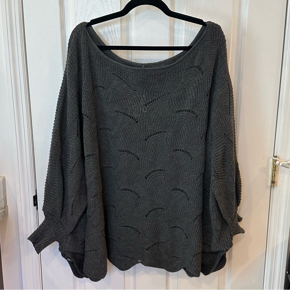 NWOT Grey Cocoon Sweater